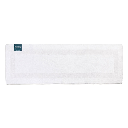 Monarch Brands Provence Rug - Border Design - 20in x 60in, White PNP-PROV2060-WH